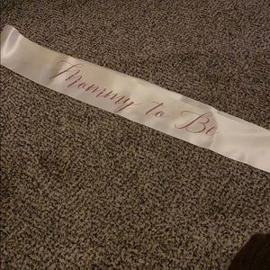 “mommy to be” sash